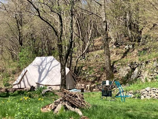 Grande Tente Tipi En Pleine Foret